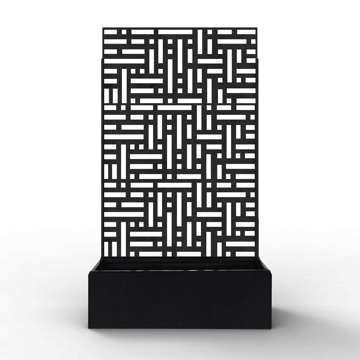 Metal Indoor/Outdoor Privacy Screen with Plant Pot - 90cm x 180cm - Dandys Landscape Supplies