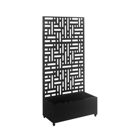 Metal Indoor/Outdoor Privacy Screen with Plant Pot - 90cm x 180cm - Dandys Landscape Supplies