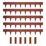 Metal Lawn Edging Garden Border with Pegs - 5 Pieces - Dandys Landscape Supplies