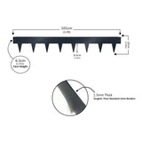 Metal Lawn Edging Garden Border with Pegs - 5 Pieces - Dandys Landscape Supplies