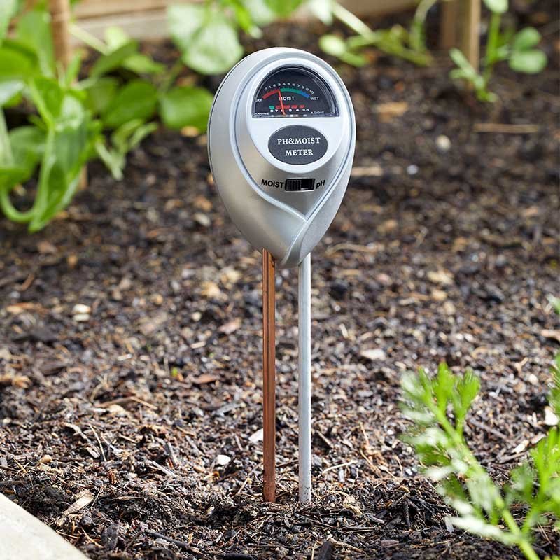 Moisture and pH Meter Dual Probe Soil Tester for Plants