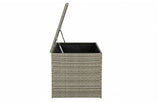 Palma Grey Rattan Garden Lounge Set, Cover and Cushion Box Bundle