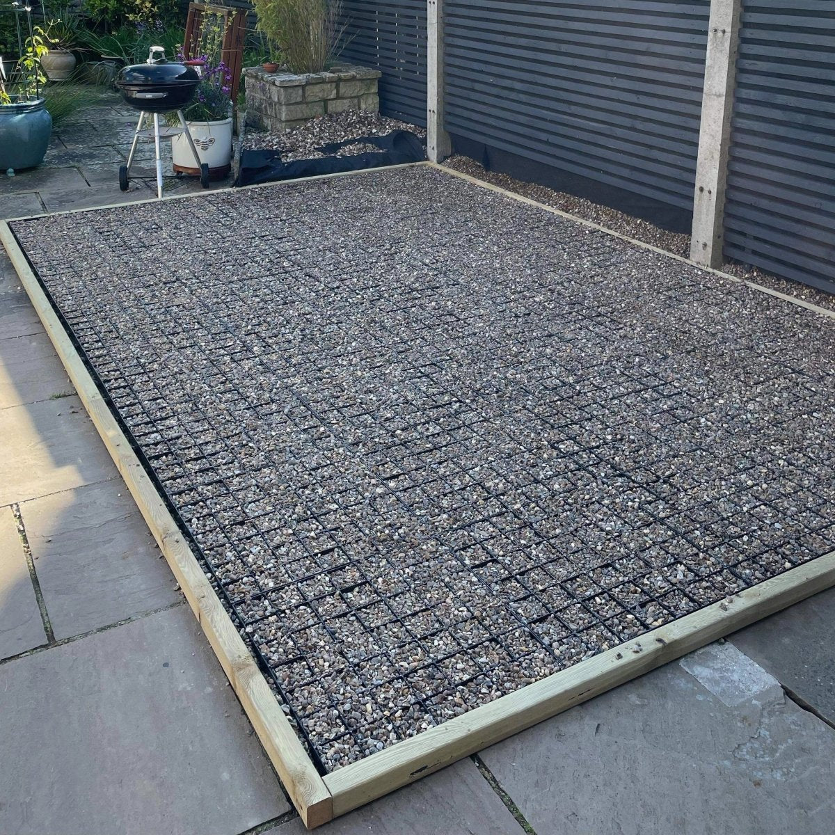 Plastic Shed Base Grid 0.25m2 - Dandys Landscape Supplies