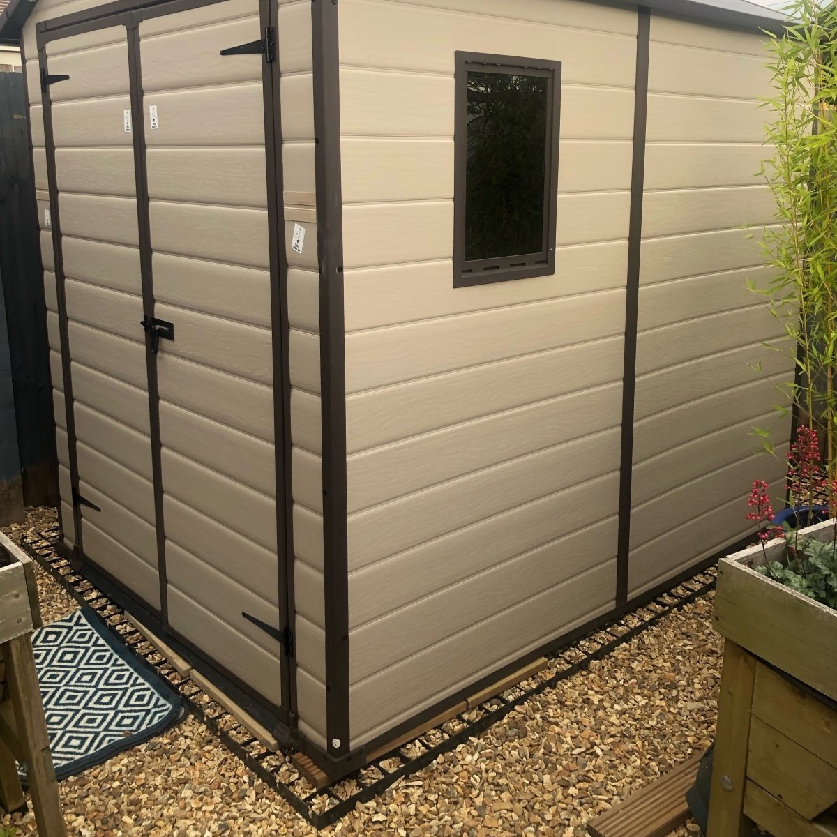 Plastic Shed Base Grid 0.25m2 - Dandys Landscape Supplies