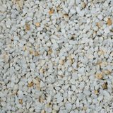 Polar White Marble Chippings Bulk bag - Dandys Landscape Supplies