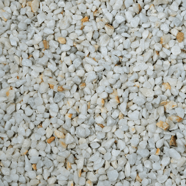 Polar White Marble Chippings Bulk bag - Dandys Landscape Supplies