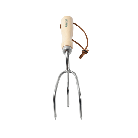 RHS Endorsed Stainless Steel Claw Cultivator by Burgon & Ball - Dandys Landscape Supplies