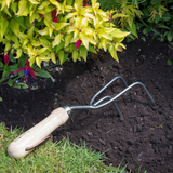 RHS Endorsed Stainless Steel Claw Cultivator by Burgon & Ball - Dandys Landscape Supplies