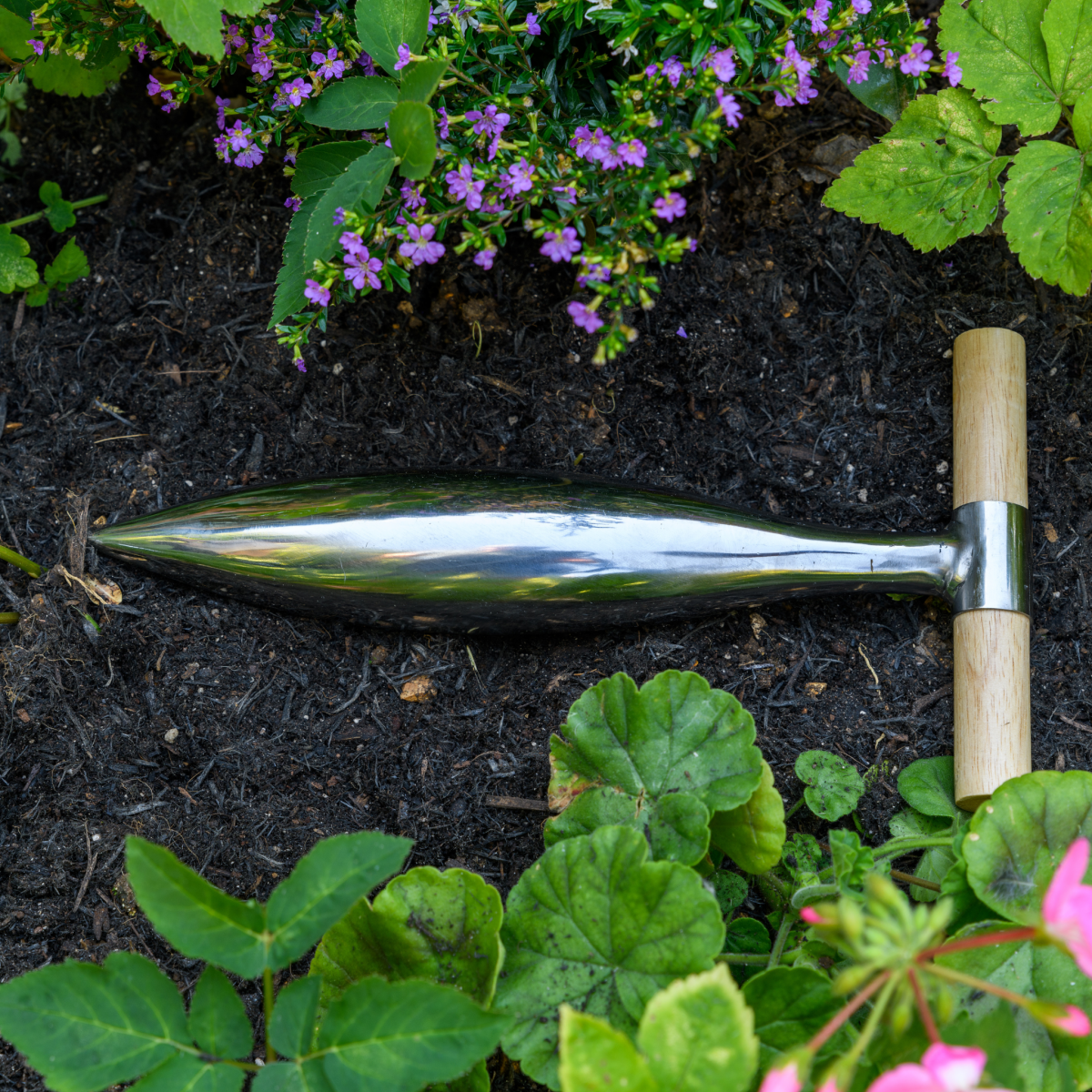 RHS Endorsed Stainless Steel Dibber by Burgon & Ball - Dandys Landscape Supplies