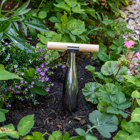 RHS Endorsed Stainless Steel Dibber by Burgon & Ball - Dandys Landscape Supplies
