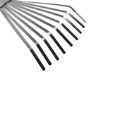 RHS Endorsed Stainless Steel Shrub Rake by Burgon & Ball - Dandys Landscape Supplies