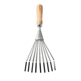 RHS Endorsed Stainless Steel Shrub Rake by Burgon & Ball - Dandys Landscape Supplies