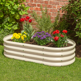 Rounded Galvanised Steel Raised Garden Bed - Dandys Landscape Supplies