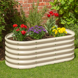 Rounded Galvanised Steel Raised Garden Bed - Dandys Landscape Supplies