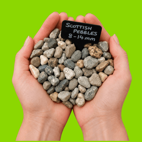 Scottish Mini Pebbles 8 - 14mm Bulk Bag - Dandy's Topsoil & Landscape Supplies