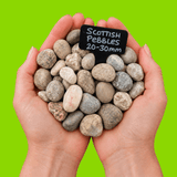 Scottish Pebbles 20 - 30mm Sample - Dandy's Topsoil & Landscape Supplies