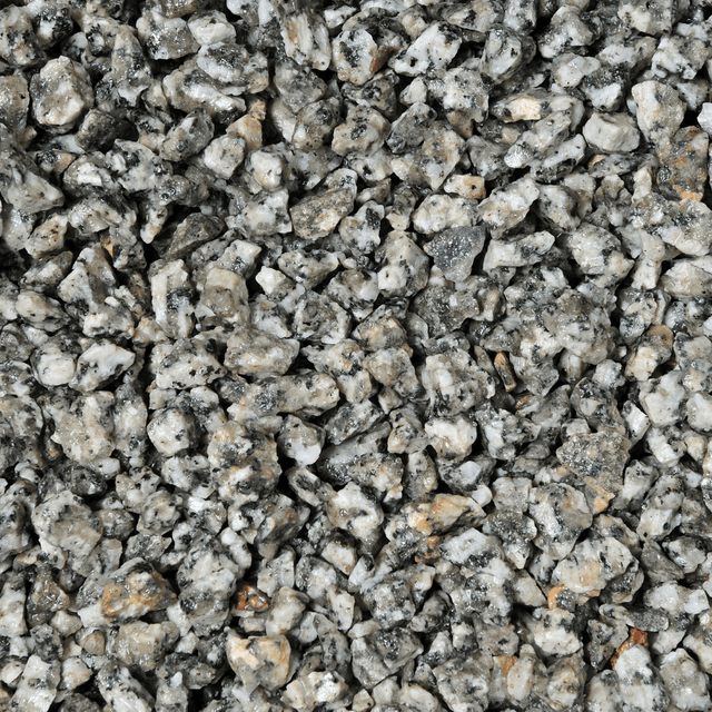 Silver Grey Granite Gravel Chippings - Dandys Landscape Supplies