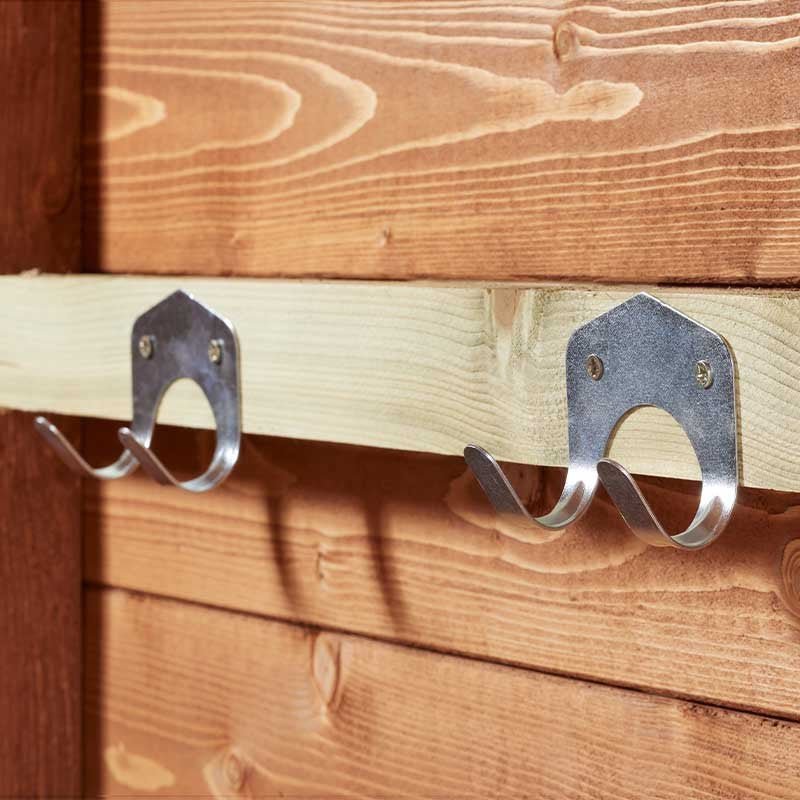 Smart Garden Tool Hooks 5 Pack, Iron Storage Hooks for Garden and Workshop Tools - Dandys Landscape Supplies