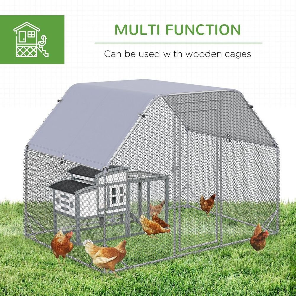 Spacious Chicken Coop | Roofed Run | Fits 4 - 6 Chickens | High Quality - Dandys Landscape Supplies