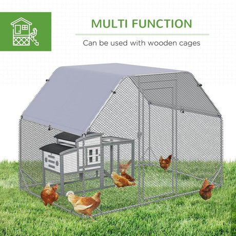 Spacious Chicken Coop | Roofed Run | Fits 4 - 6 Chickens | High Quality - Dandys Landscape Supplies