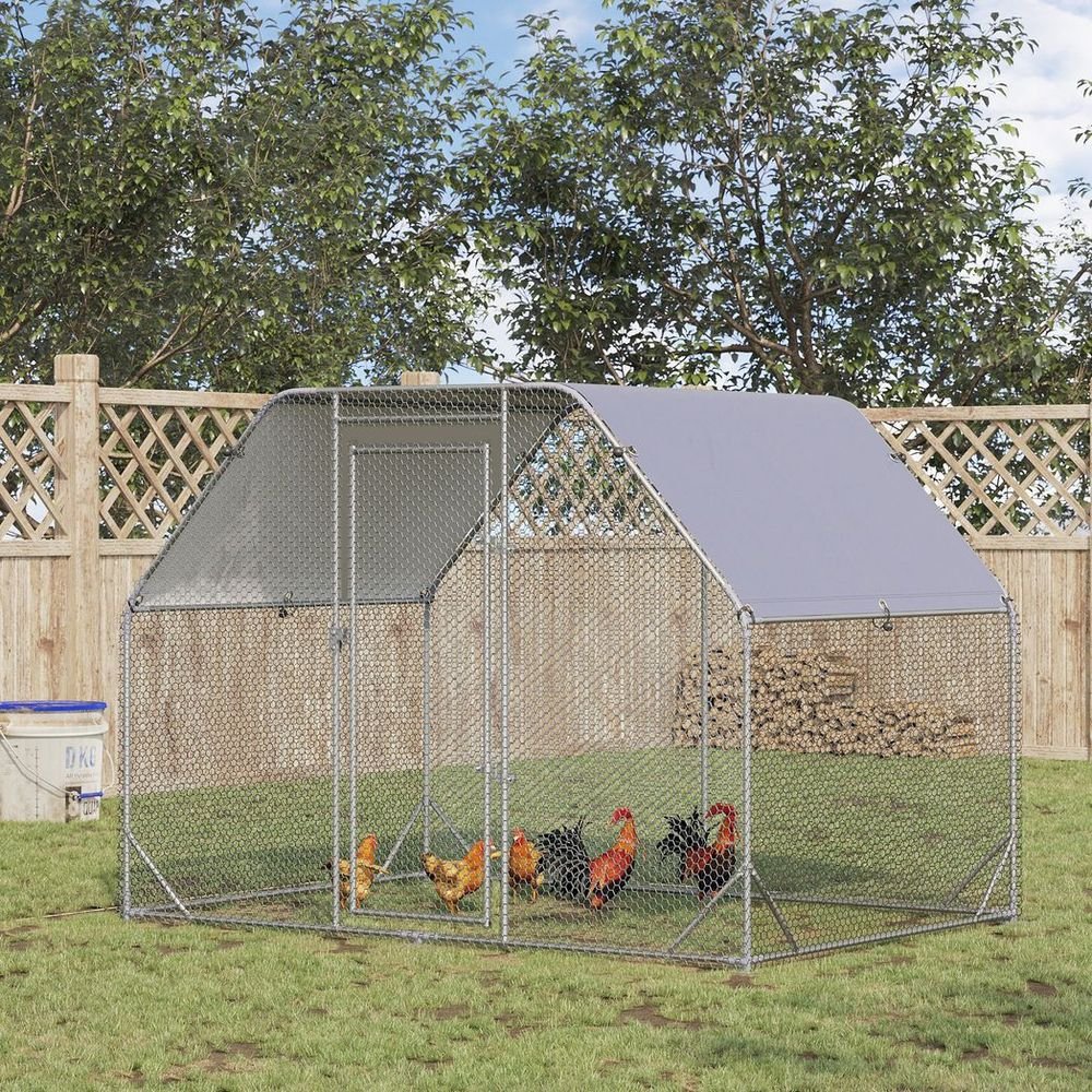 Spacious Chicken Coop | Roofed Run | Fits 4 - 6 Chickens | High Quality - Dandys Landscape Supplies