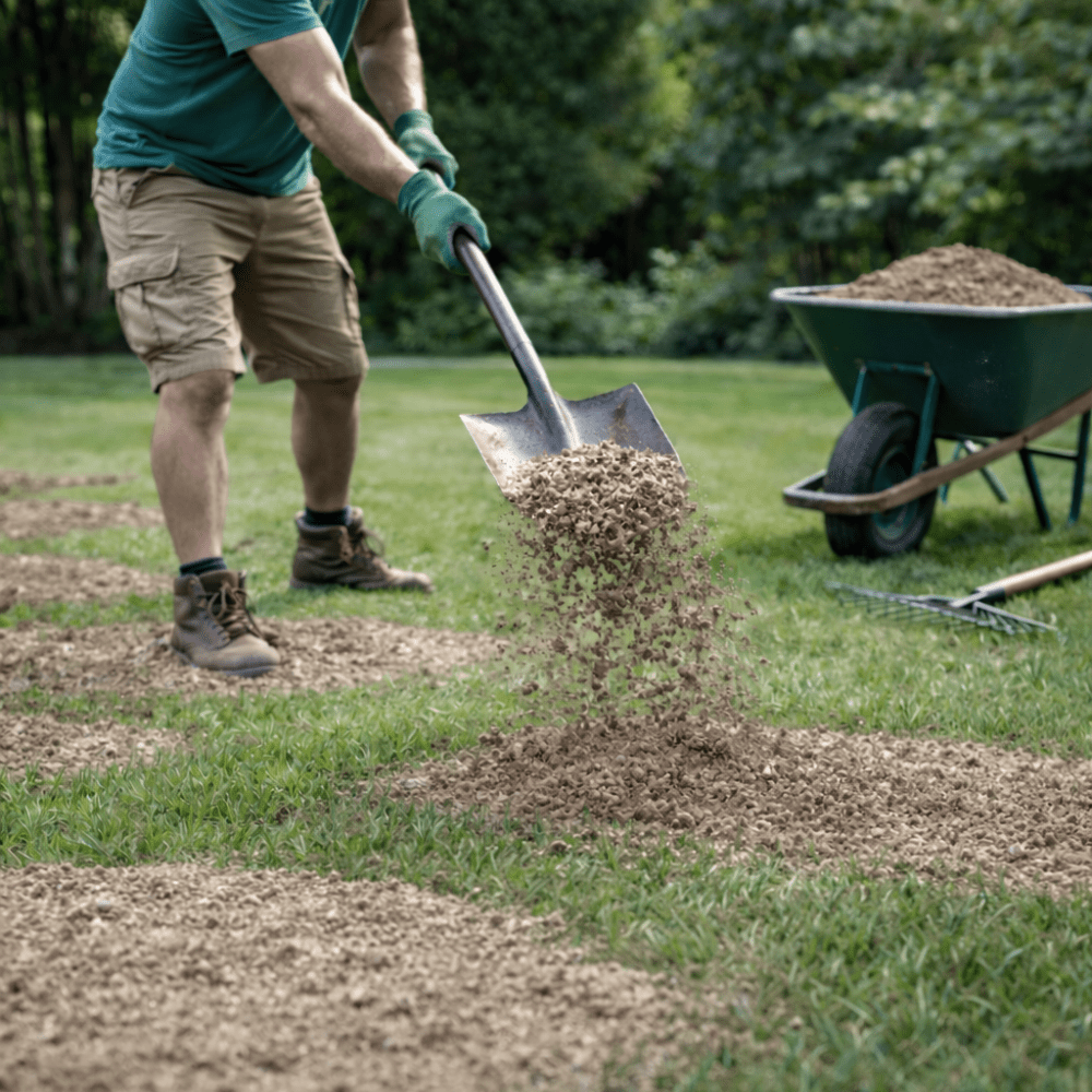 Topdressing Sand and Soil Mix for lawns