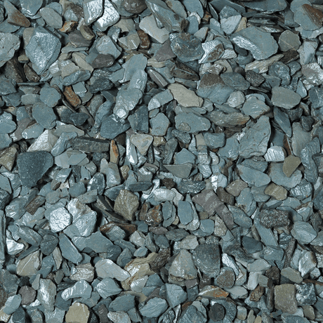 Welsh Green Crushed Slate Chippings 20mm Bulk Bag - Dandys Landscape Supplies