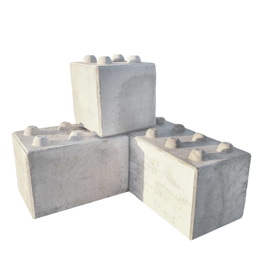 DandyBlox Concrete Blocks in three sizes
