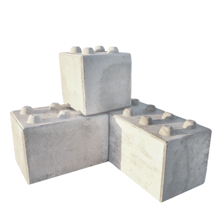 DandyBlox Concrete Blocks in three sizes