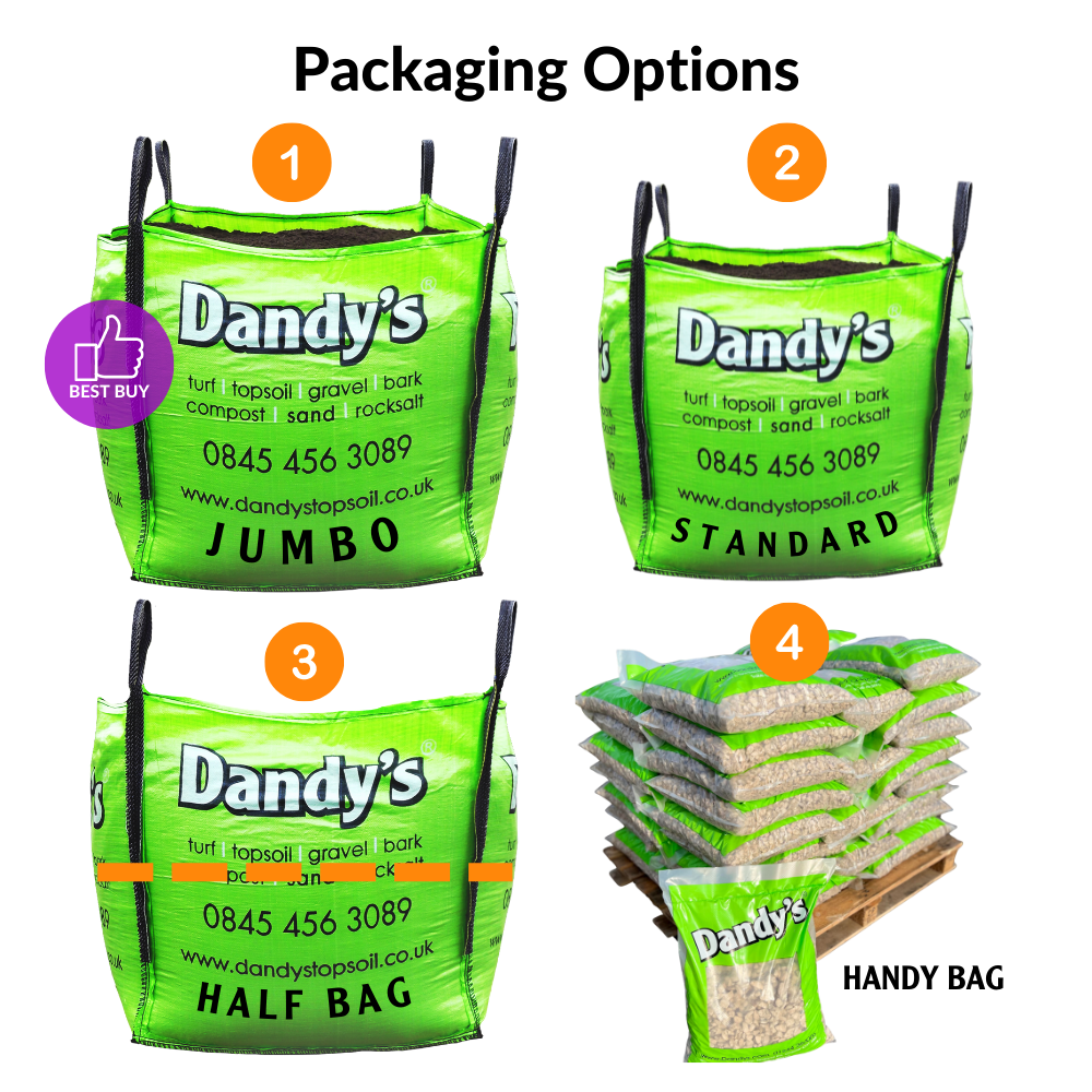 Dandy's Bulk Bags and small bags options 