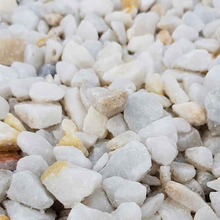Dandy's Polar White Marble Chippings Bulk Bag